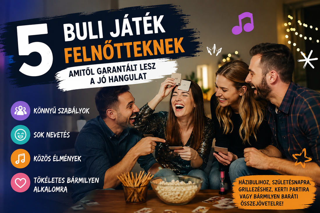 Buli játékok felnőtteknek – 5 ötlet, amitől garantált lesz a jó hangulat