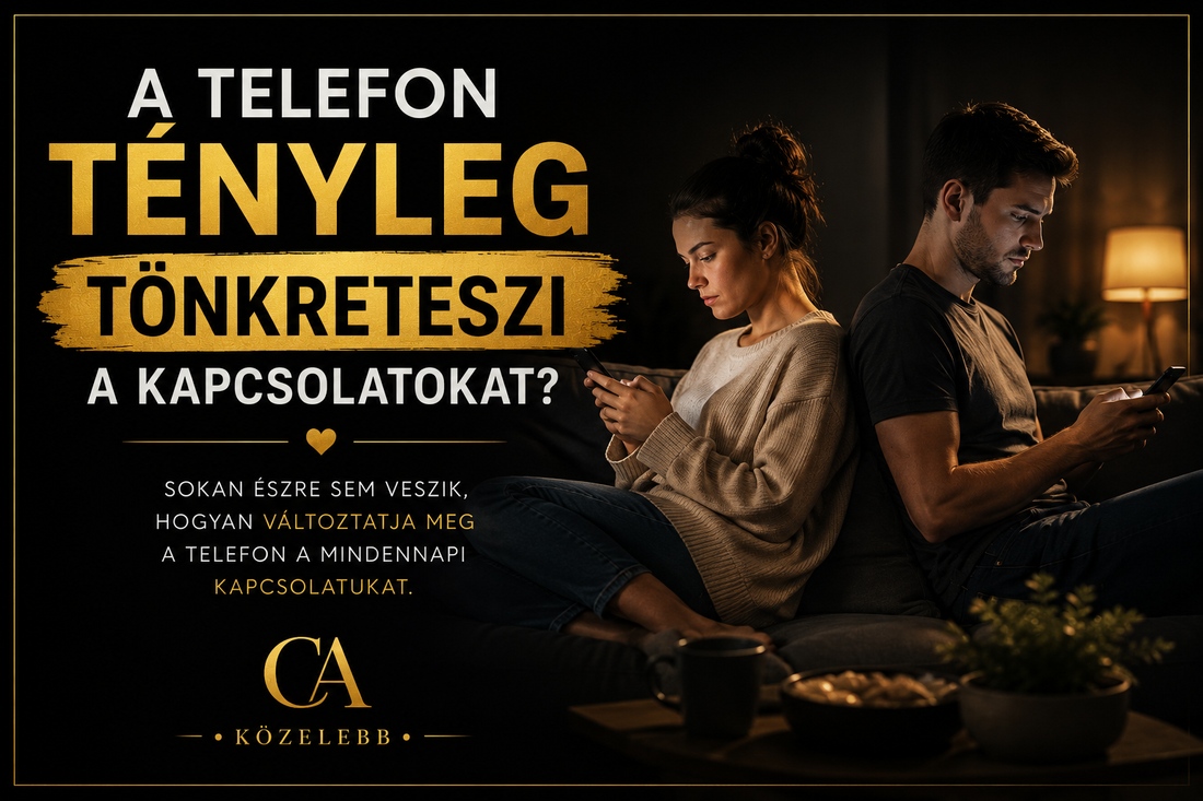 A telefon tényleg tönkreteszi a kapcsolatokat?