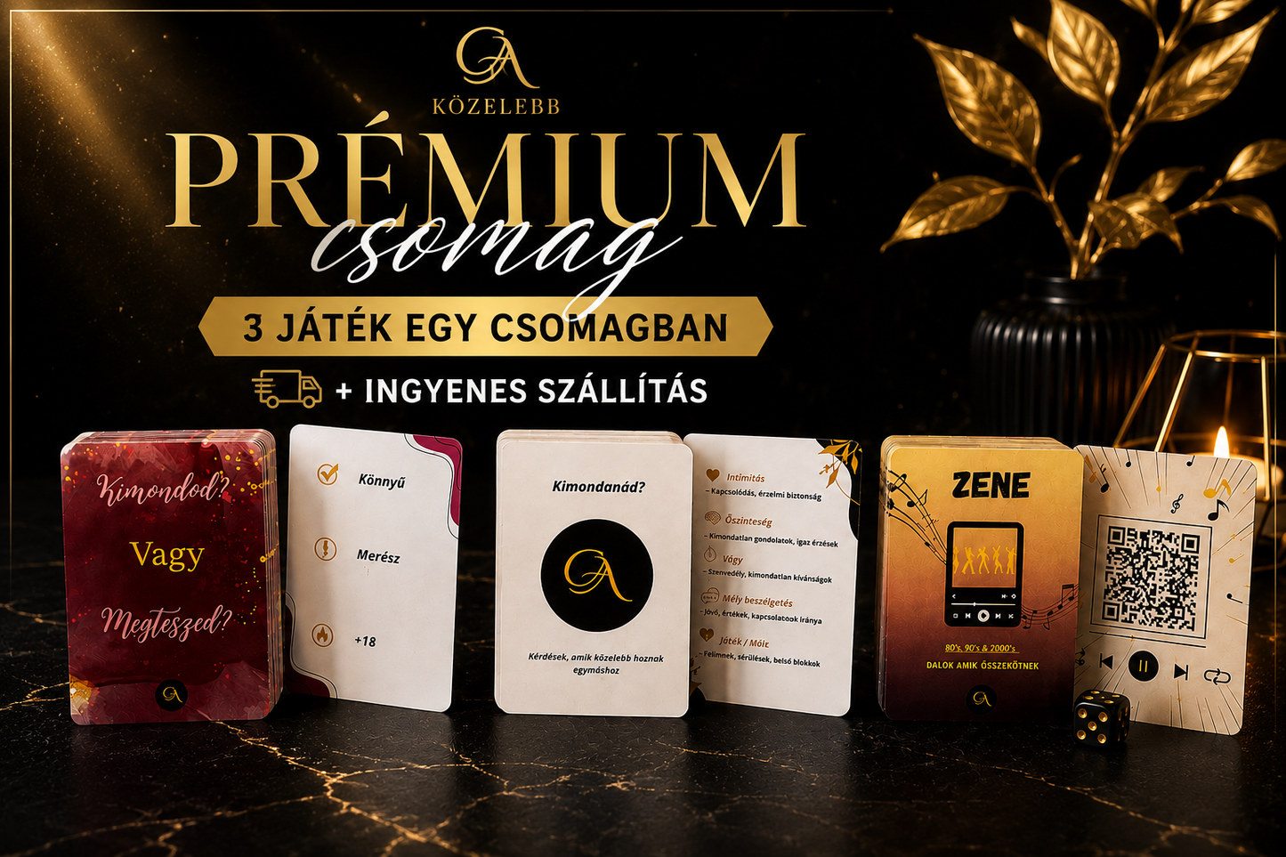 Prémium Játékcsomag 🖤✨ (3 játék egy csomagban + Ingyenes szállítás)